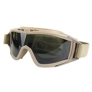 3 Color Tactical Outdoors Protective Goggles