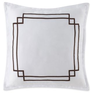 ROYAL VELVET Windsor 16 Square Decorative Pillow, White