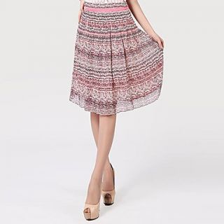 Cerel Ethnic Print Sweet Midi Skirt