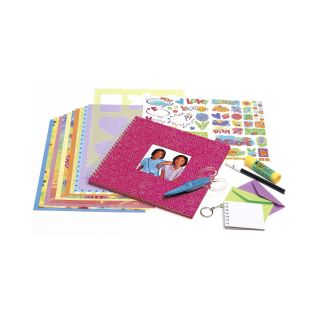 Creativity For Kids Its My Life Scrapbook Kit with Bonus Key Chain Album, Red