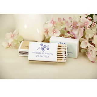 Personalized Matchbooks   Forget Me Not Set of 12 (More Colors)