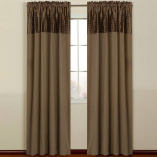 Landford Rod Pocket Curtain Panel, Tan