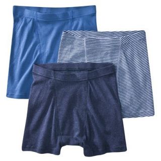 Hanes Boys ComfortSoft Dyed Boxer Briefs 3 Pack   Blue L