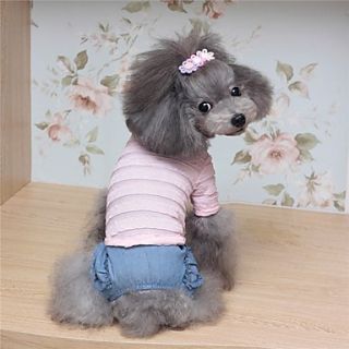 Petary Pets Cute Patterned Cotton Shirt With Pants For Dog