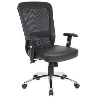 Boss Office Products High Back Office Chair with Arms B580C