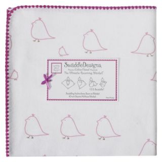 Swaddle Designs Ultimate Receiving Blanket   Pink Chickies