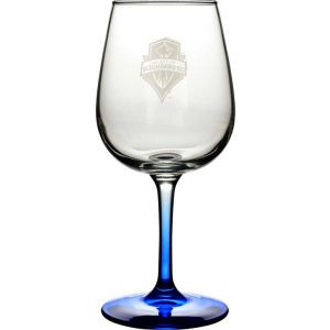 Seattle Sounders FC Boelter Brands Satin Etch Wine Glass