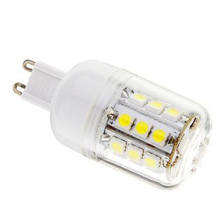 Dimmable G9 3W 27xSMD 5050 350LM 6000 6500K Cool White Light LED Corn Bulb(AC 220 240V)