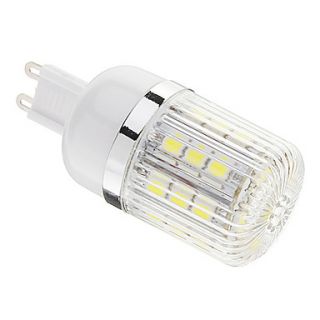 Dimmable G9 3W 27xSMD 5050 350LM 6000 6500K Cool White Light LED Corn Bulb(AC 110 130V)