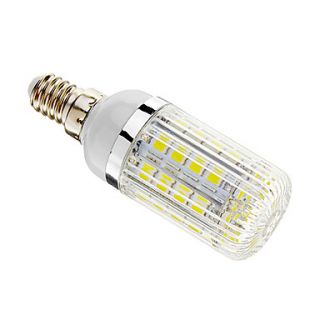 Dimmable E14 5W 36xSMD 5050 480LM 6000 6500K Cool White Light LED Corn Bulb(AC 110 130V)