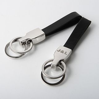 Personalized Black Twister Key Ring – 2 Rings (Set of 4)