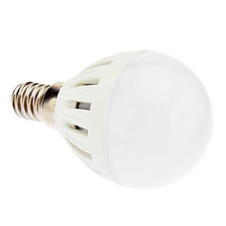 E14 G45 5W 10x5730SMD 400LM 3000K Warm White Light LED Ball Bulb (220 240V)