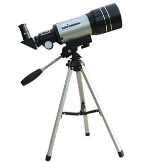 Refractive Astronomical Telescope 300/70mm Monocular Space Spotting Scope with tripod for Camping