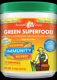 Tangerine Green Superfood Immunity Defense