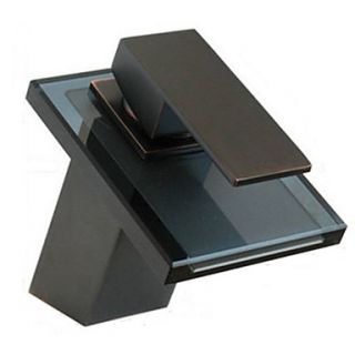 Brass Waterfall Bathroom Sink Faucet (Finish Oil rubbed Bronze)