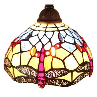 Tiffany style Dragonfly Bridge Floor Lamp