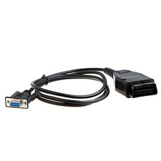 OBD2 16PIN TO DB9 RS232 Cable for Car Diagnostic Adapter Scanner