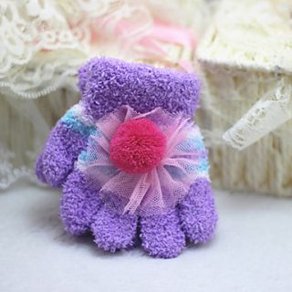 Childrens Candy Color Warmth Gloves(Random Color)