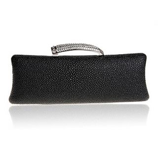 ONDY NewFashion Demure Clutch Evening Bag (Black)