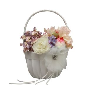IVY LANE DESIGN Ivy Lane Design Chloe Flower Girl Basket, White