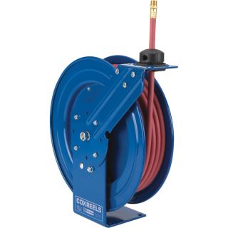 Coxreels P Series Air/Water Hose Reel with Hose   1/2 Inch x 25ft., Model P LP 