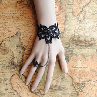 Womens Vintage Rose Bracelet(Incl.Ring)