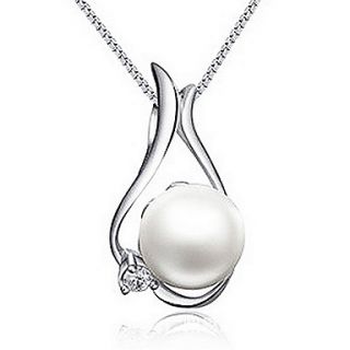 HoneyBaby Natural Pearl Silver Necklace