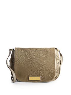 Marc by Marc Jacobs Washed Up Nash Saddle Bag   Cement