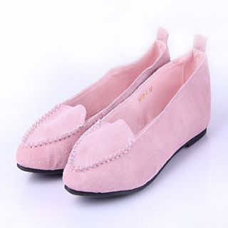 Womens Lovely Simple Solid Color Flat Shoes(Pink)