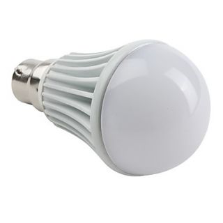 B22 3W 450LM 6000 6500K Natural White Light LED Ball Bulb (85 265V)