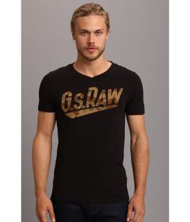 G Star Joakim S/S V Tee Mens T Shirt (Black)
