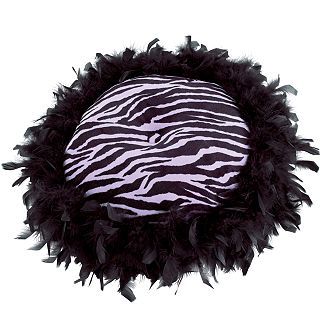 Seventeen Zebra Darling 16 Round Decorative Pillow, Purple, Girls