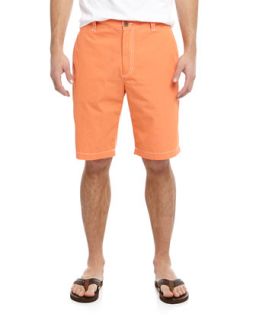 Solid Nylon Swim Shorts, Cantaloupe