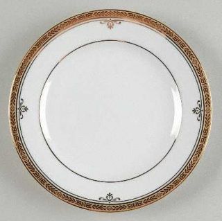 Noritake Buckingham Gold Bread & Butter Plate, Fine China Dinnerware   Gold Encr