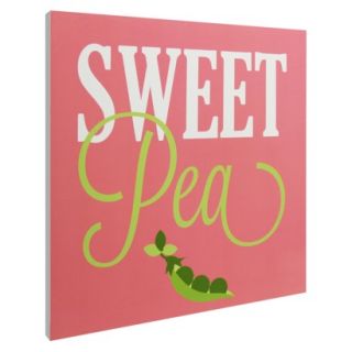 Sweet Pea Wall Art   Pink