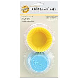 Wilton Silicone Pastel Standard Size Reusable Baking Cups (pack Of 12)
