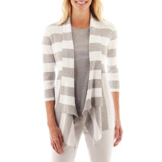 St. Johns Bay St. John s Bay Flyaway Cardigan, Grey, Womens