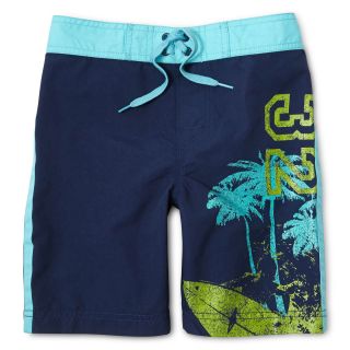 ARIZONA Surf Swim Trunks   Boys 6 18, American Navy, Boys