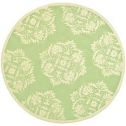 Hand hooked Chelsea Green Wool Rug (4 Round)