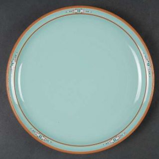 Noritake Boulder Ridge Salad Plate, Fine China Dinnerware   Turquoise Body,Aztec