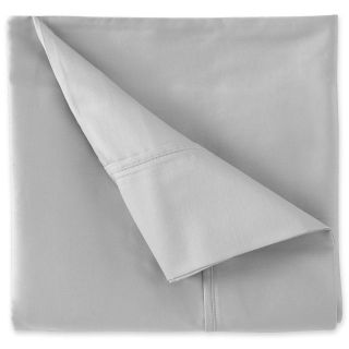 Studio 400tc Sateen Weave Pillowcases, Gray/Tan