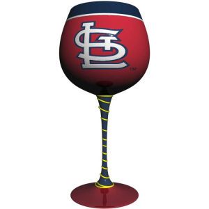 St. Louis Cardinals Boelter Brands Art Glass Wine Glass