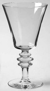 Theresienthal Stuart Wine Glass   Three Disc Stem,    Flared Bowl