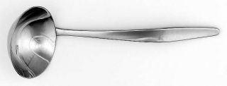 Easterling Chandelle (Stainless) Solid Piece Cream Ladle   Stainless, Glossy, Pl