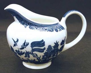 Johnson Brothers Willow Blue (Made In England/Earthenwr) 32 Oz Pitcher, Fine Chi