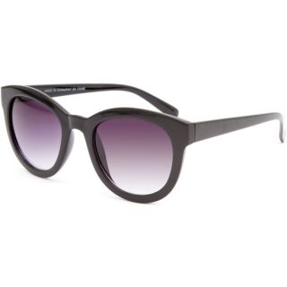 Rounded Cateye Sunglasses Black One Size For Women 221455100