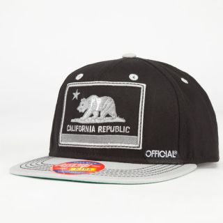 Cali Nation Boys Snapback Hat Black One Size For Women 232662100