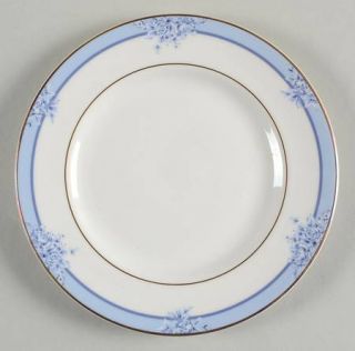 Royal Doulton Tara Bread & Butter Plate, Fine China Dinnerware   Warwick, Blue F