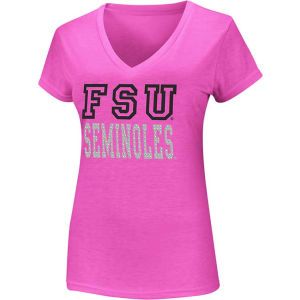 Florida State Seminoles Colosseum NCAA Womens Charm Vneck T Shirt