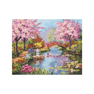 Paint By Number Kit 20X16  Japanese Garden